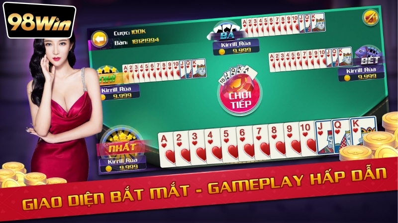 Tiến lên miền Nam Đổi Thưởng 98win - Trải Nghiệm Đỉnh Cao 7 Ưu điểm nổi bật của tiến lên miền Nam đổi thưởng 98win